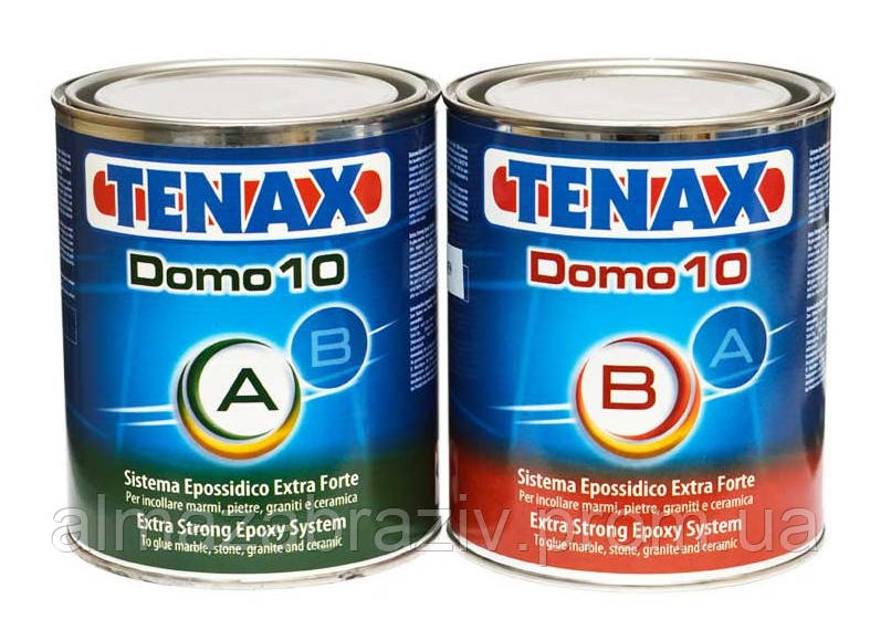 Епоксидний клей Domo10 A+B (1+1л) 2,7кг Білий TENAX