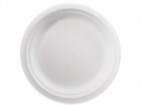 Бумажные тарелки 17 см 125 шт белые