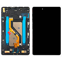 Дисплей (екран) Samsung Galaxy Tab A 8.0" 2019 T295 з тачскріном (чорний з рамкою)
