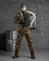 Зимовий тактичний костюм shredder на овчині, Військовий костюм з хутром
