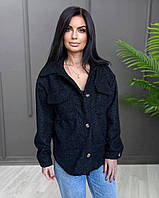Женская теплая рубашка черного цвета 26023 МoL 42/46