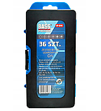 Викрутка з набором біт для точних робіт з подовжувачем 36 шт. Bass Polska 3818, фото 7