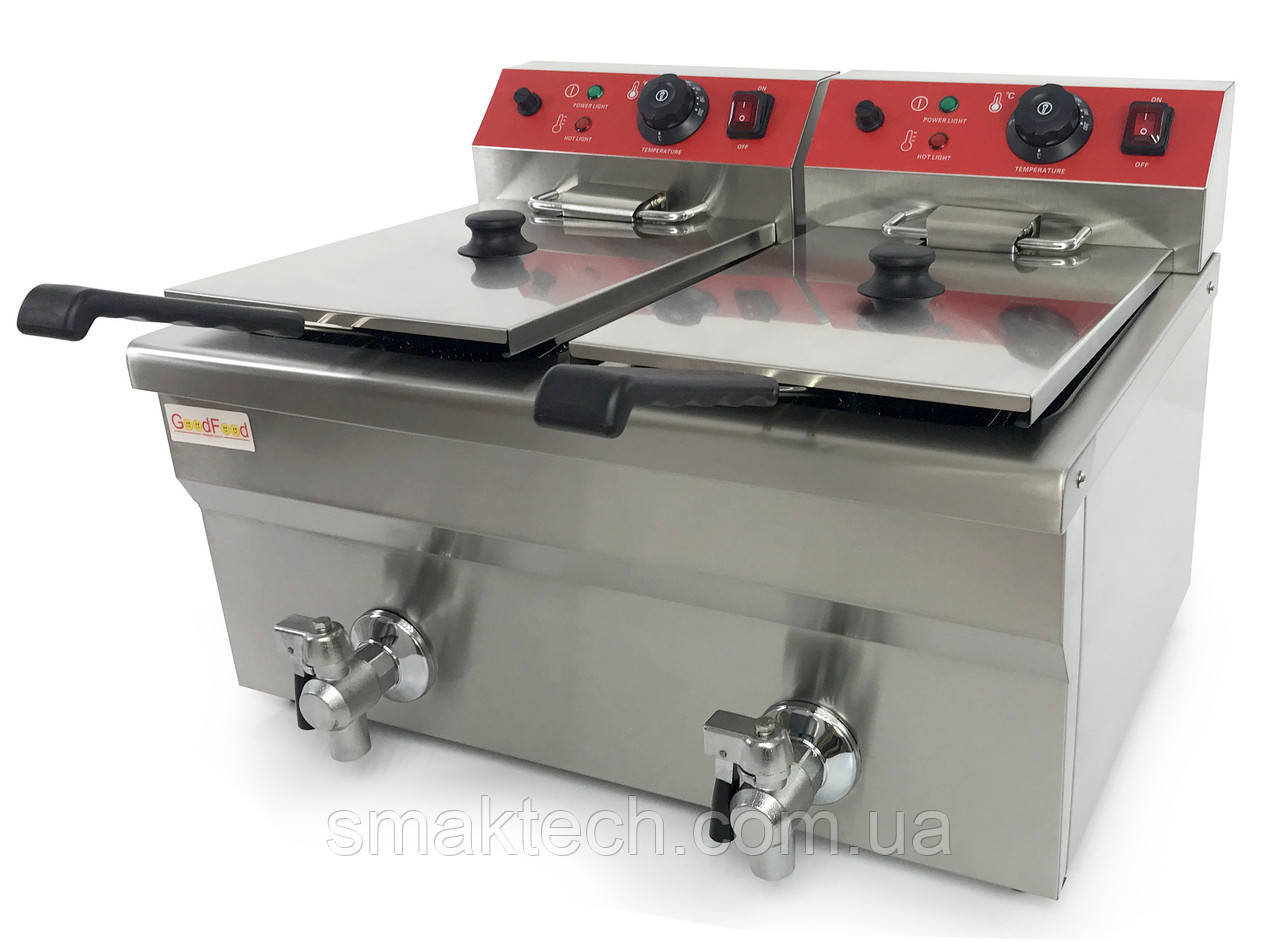 Фритюрниця електрична GoodFood EF12A2 з краном, фото 1