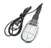 Светодиодная Переносная лампа с удлинителем 24 COB LED - 5 метров W02-5 Чёрная