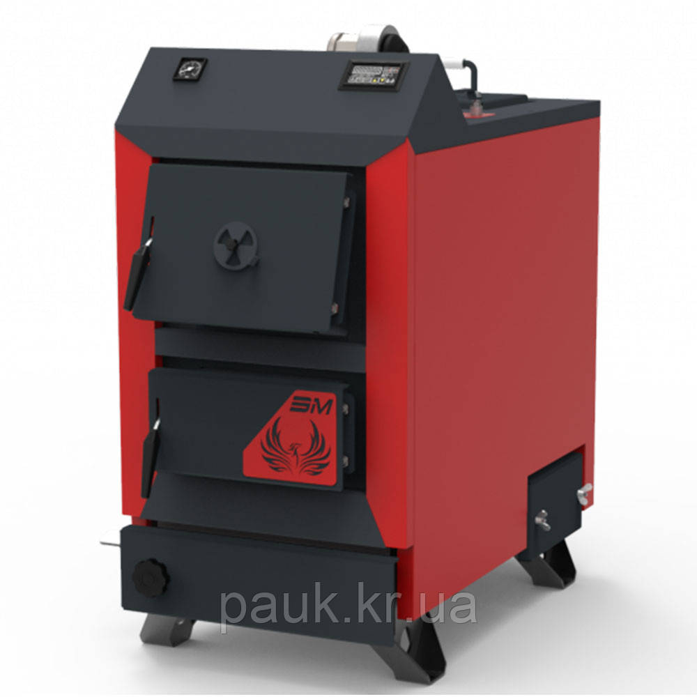 Твердопаливний котел Retra-3М Plus 18 кВт, твердопаливний котел Ретра, одноконтурний котел, котел на вугіллі, котел на брикетах, фото 1