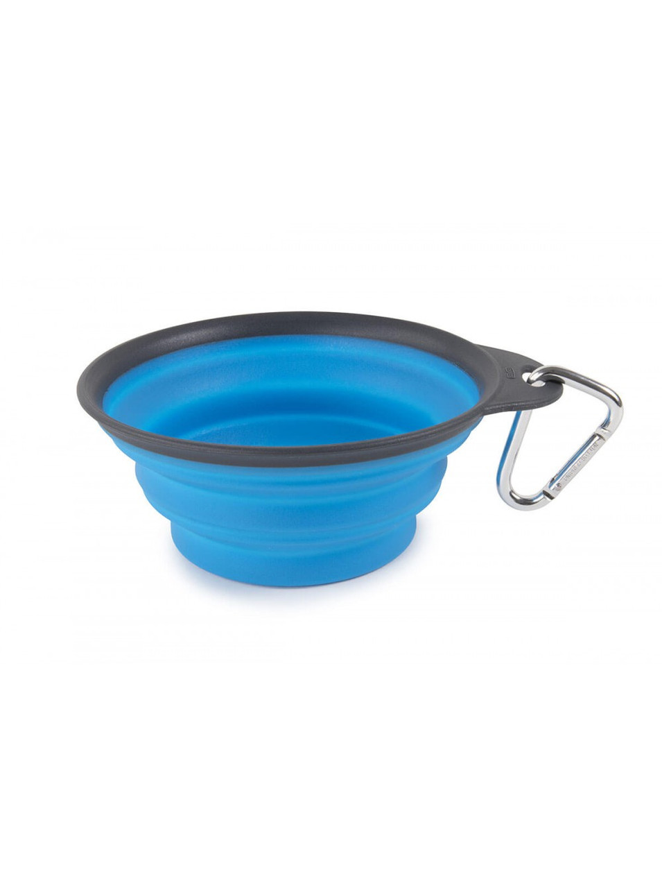 Складна миска для собак та котів Dexas Collapsible Travel Cup М з карабіном 240 мл Блакитний (PW2004322194)