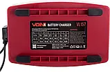 Зарядний пристрій автомобільного акумулятора 7 А — 6-12 VOIN VL-157, фото 4