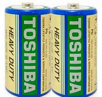 Батарейка Toshiba R14 1.5V солевая