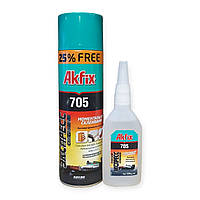 Клей c активатором Akfix 705 Fast Adhesive 125 грам/500мл