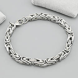 Браслет зі сталі Блискавка 40742 ширина 6 мм довжина 21