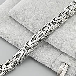 Браслет зі сталі Блискавка 40742 ширина 6 мм довжина 22