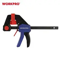 Струбцина быстрозажимная усиленная WORKPRO 150 мм PRO PLUS WP232039