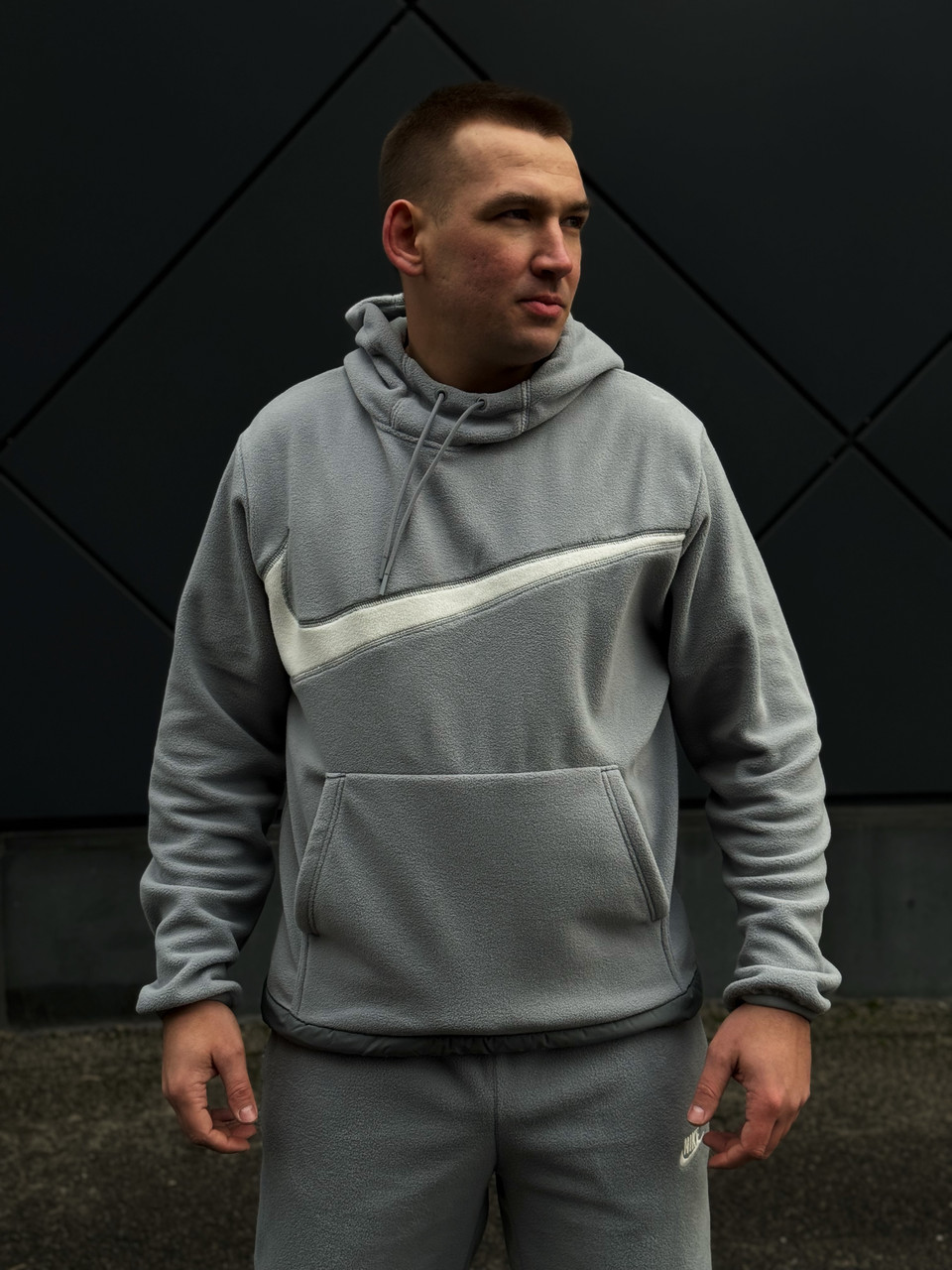 Худи мужское Nike Club Fleece+ Mens Winterized Pullover Hoodie / DQ4896-073