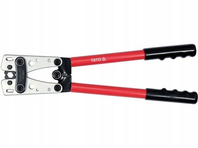 Прес-кліщі ручні для обтискання кабелів Ø= 6, 10, 16, 25, 35, 50 мм², l= 390 мм YATO
