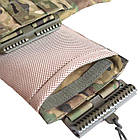 Комплект плитоноска 2ARMOR FULL з плитами 2 клас + баліст. захист паху та попереку 1 клас Cordura 1000D MultiCam, фото 10