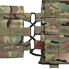 Плитоноска багатофунціональна 2ARMOR Cordura 1000 D під плити 30х25 см з напишником MultiCam, фото 6