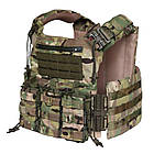 Плитоноска 2ARMOR з плитами 4 клас ДСТУ 8782:2018 Cordura 1000D з напашником та бал.пакетом MultiCam, фото 3