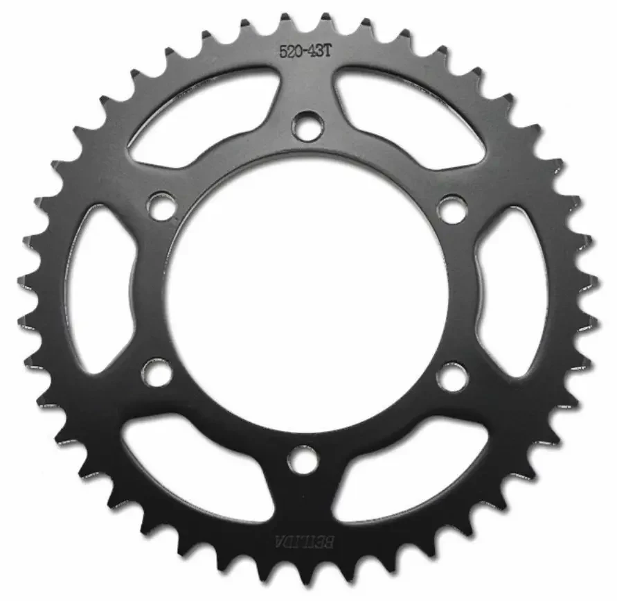 Зірка задня AFAM Steel Sprocket 525 чорний, 42z