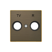 Панель телевизионной розетки TV-R/SAT Niessen Sky 8550.1 OE Бронза (2CLX850009A1001)