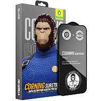 Захисне 2.5D скло Blueo Corning Gorilla Glass для Apple iPhone 14 Pro Max (6.7") Чорний