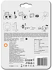 Нічник в розетку з датчиком освітленості NIGHTLUX HALL WT 4,5V 6XBLI1 LEDV, фото 7