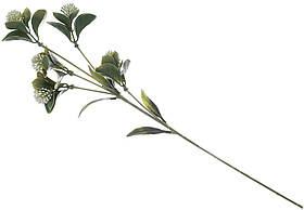 Штучна гілка фруктовий квіт, матеріал - пластик, 50см