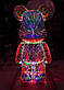 3D нічник Мишка світильник Bearbrick, фото 5