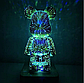 3D нічник Мишка світильник Bearbrick, фото 6