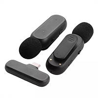 Комплект из 2 беспроводных петличных микрофонов Wireless Microphone K63 Dual Type-C