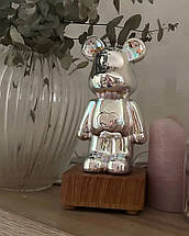 3D нічник Ведмедик світильник Bearbrick, фото 3