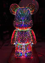3D нічник Ведмедик світильник Bearbrick, фото 6