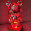 3D нічник Ведмедик світильник Bearbrick, фото 8