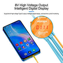 Кабелі для блоків живлення 2 в 1 Sunshine IBOOT D з роз'ємами для підключення плат iPhone 6S - 15PM / Android, фото 3