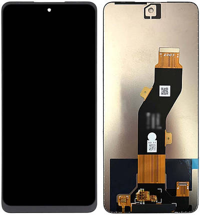 Дисплей + сенсор для Tecno Spark 20 (KJ5n) Black, фото 1
