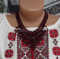 Кольє з підвісками до вишиванки "Порічки"