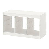Комбинация для хранения IKEA TROFAST каркас, белый (801.538.00)