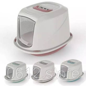 Туалет для кішок із ручкою та фільтром Galaxy Jumbo, фото 1