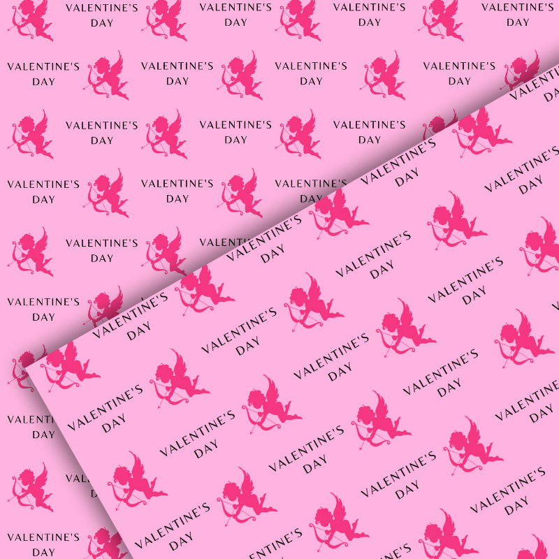 "VALENTINE'S DAY" - Пакувальний папір 70*91 см