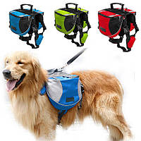 Похідна сумка-рюкзачок для собак, розмір L для собак вагою 28-40 кг, чорний