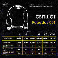 Світшот Pobedov 001, Сірий