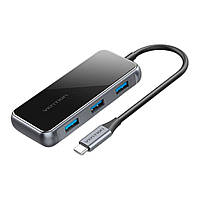 USB Hub Vention TFBHB, USB, 0.15 м., Черный