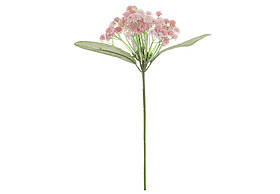 Штучна гілка Ксіменезії, матеріал-пластик, 30см, колір-білий із зеленим