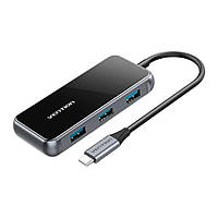 USB Hub Vention TFDHB, USB, 0.15 м., Черный