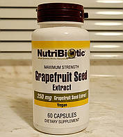 Экстракт грейпфрута NutriBiotic Grapefruit Seed Extract 250 mg 60 капсул