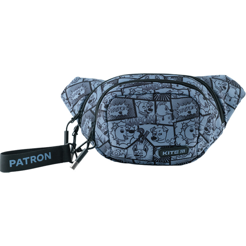 Сумка-бананка Kite Education teens Patron PN23-1007 180 г 30х12х5 см сірий