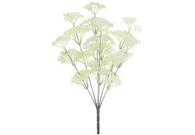 Штучна гілка Критмума 7 шт, матеріал - пластик, 31см, колір-білий