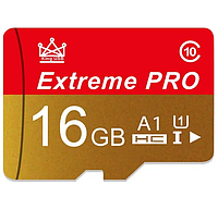 Карта памяти Memory Card Extreme Pro 16Gb micro SDHC Class 10 / UHS I / Красный