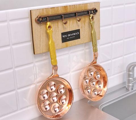 Мініатюра сковорідка для вафель ø 2.7 см Мідь, фото 1