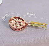 Мініатюра сковорідка для вафель ø 2.7 см Мідь, фото 2