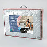 Наматрацник захисний 120х200 см Lux IDEIA з гумками по кутах супер щільний 250 гр/м2 на матрац білий, фото 7